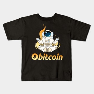 Bitcoin BTC coin Crypto coin Crytopcurrency Kids T-Shirt